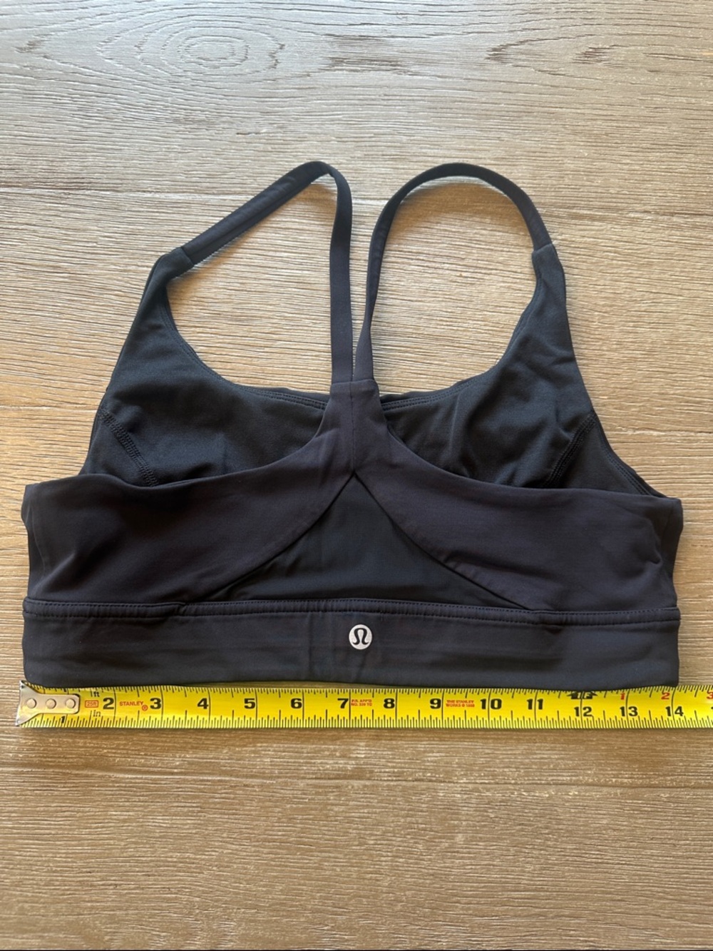 lululemon athletica Black Strappy Back Sports Bra